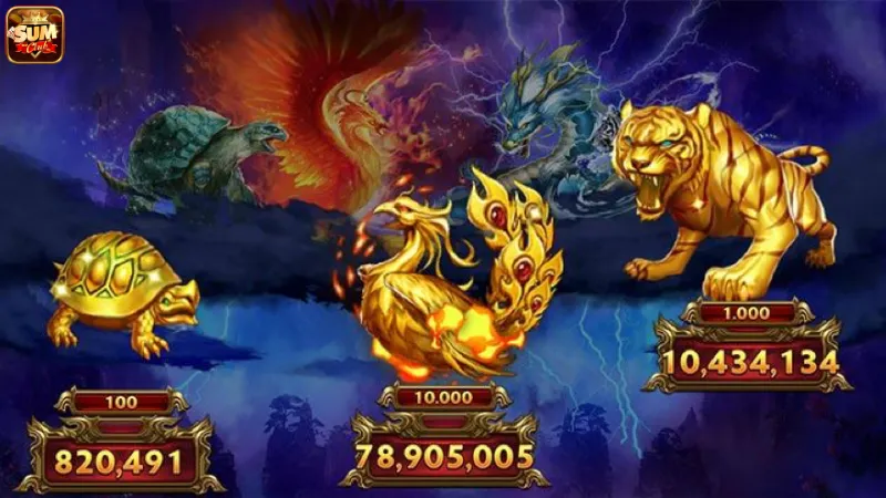 Tìm hiểu về luật chơi và cách tính điểm Nổ hũ Tứ Linh 